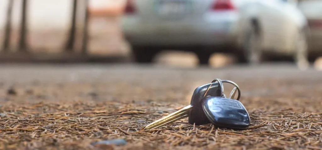 lost keys far away from car