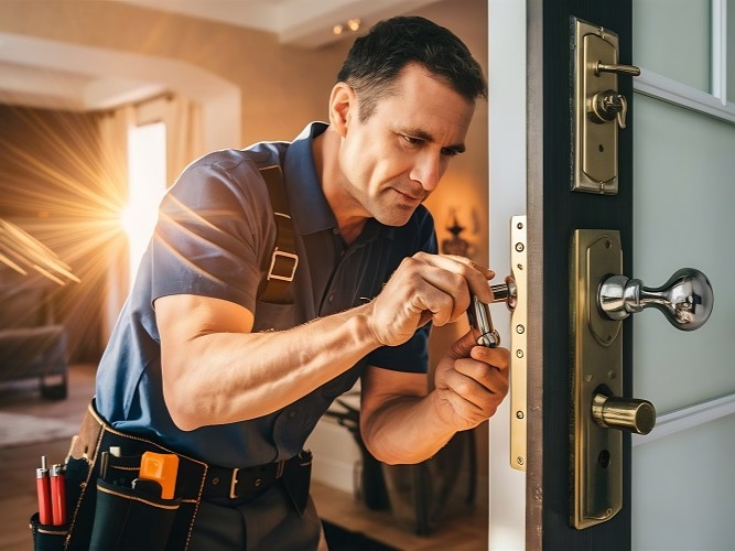high security door lock repair